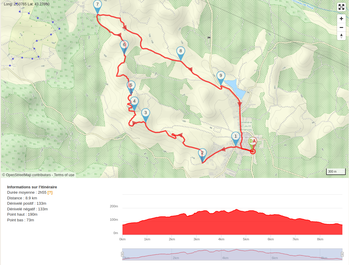 Laure minervois les capitelles 89km